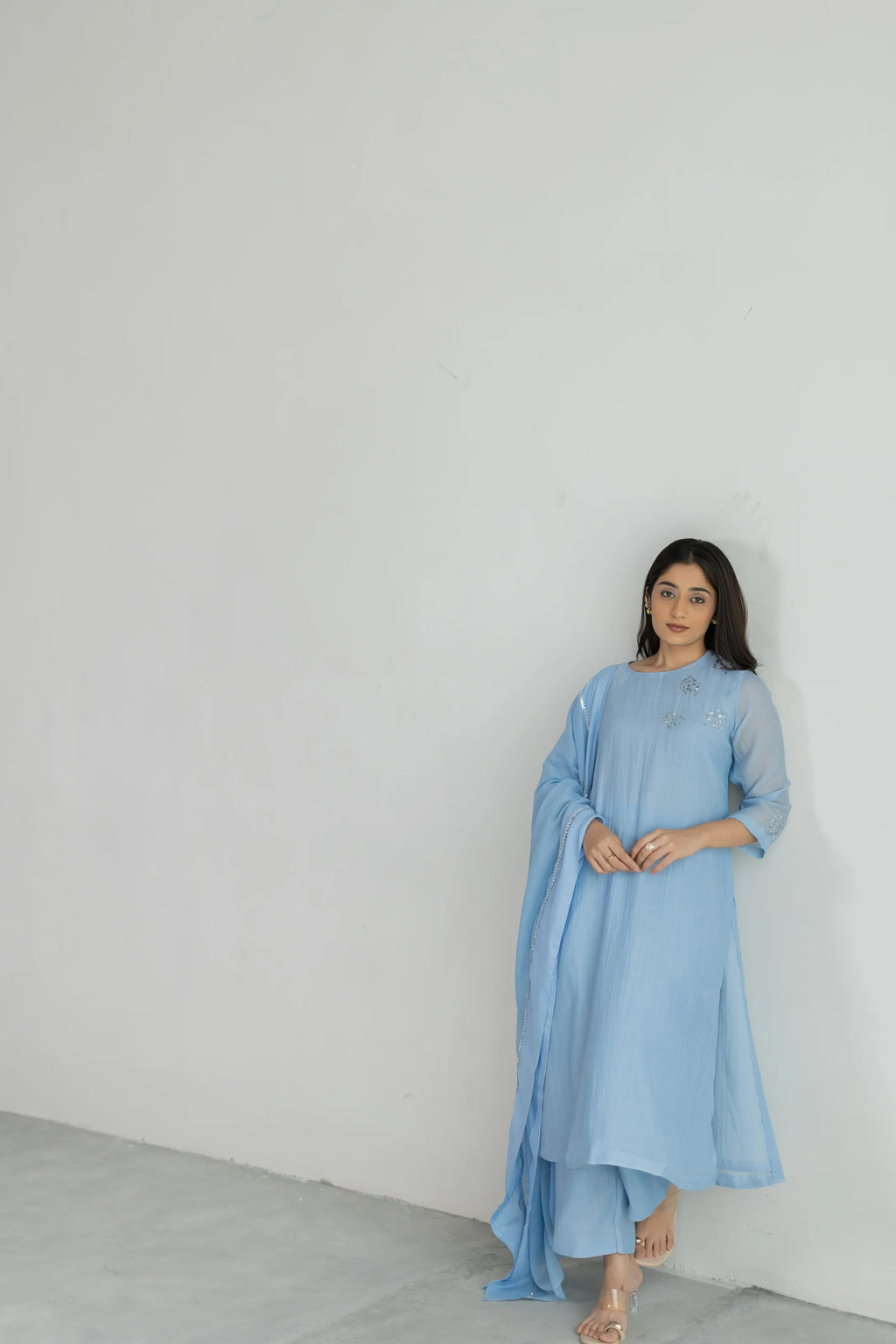 Ishya Mul Chanderi Suit Set