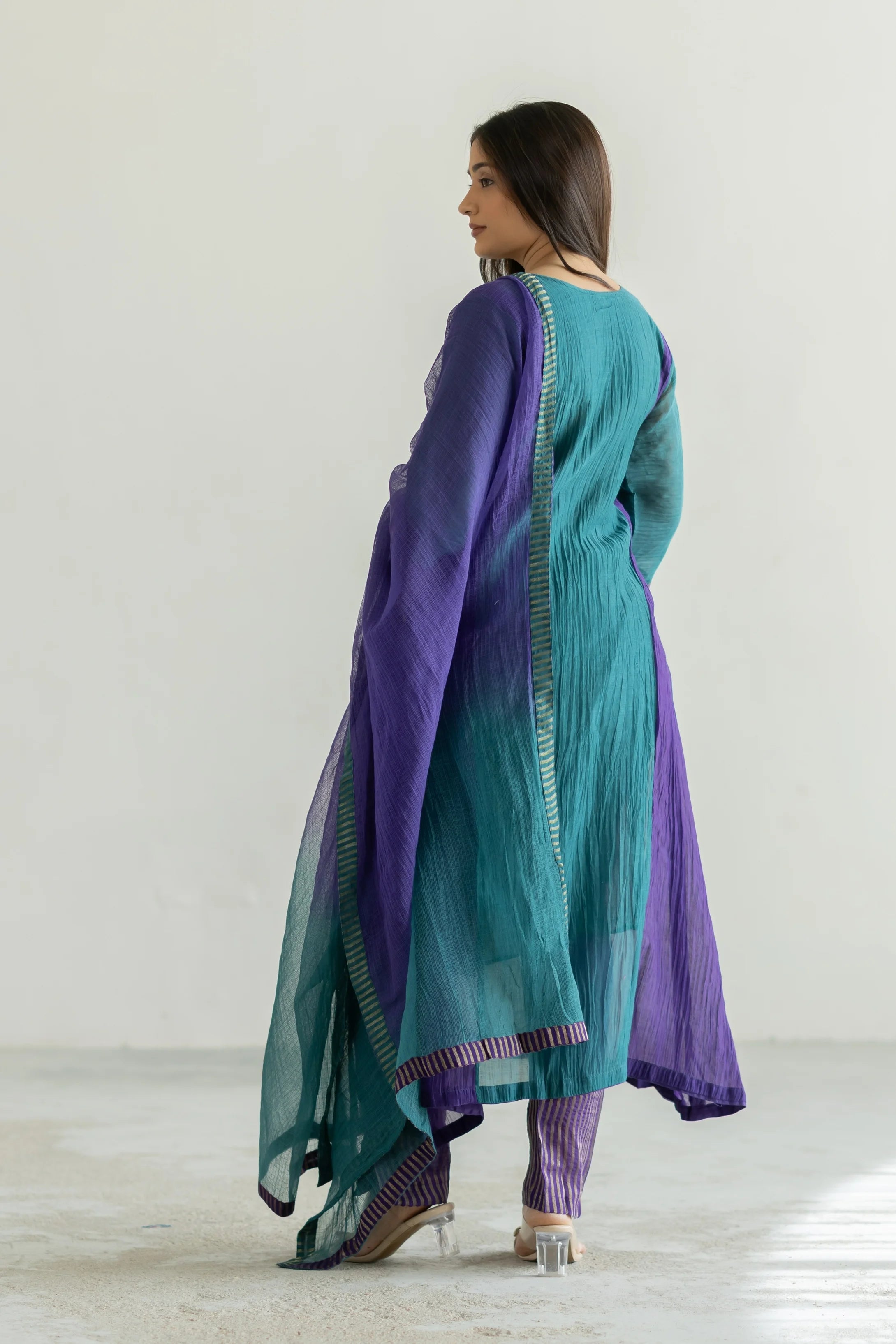 Ira Mul Chanderi Suit Set