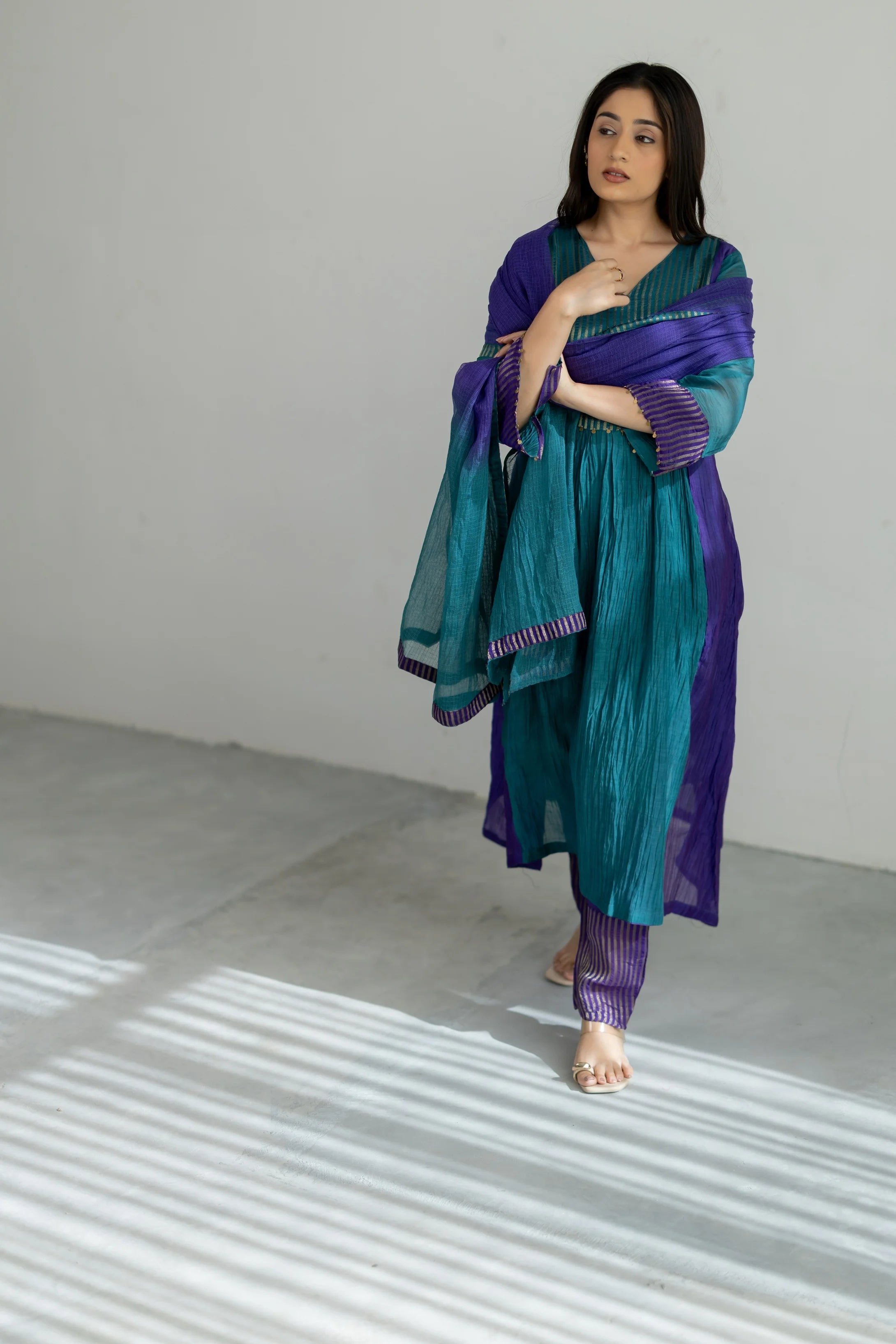 Ira Mul Chanderi Suit Set