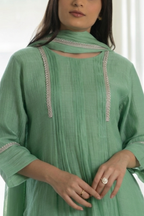 Zehra Mul Chanderi Suit Set
