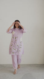 Bloom Mul Chanderi Co-ord Set