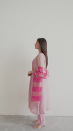 Zareen Shimmer Suit Set