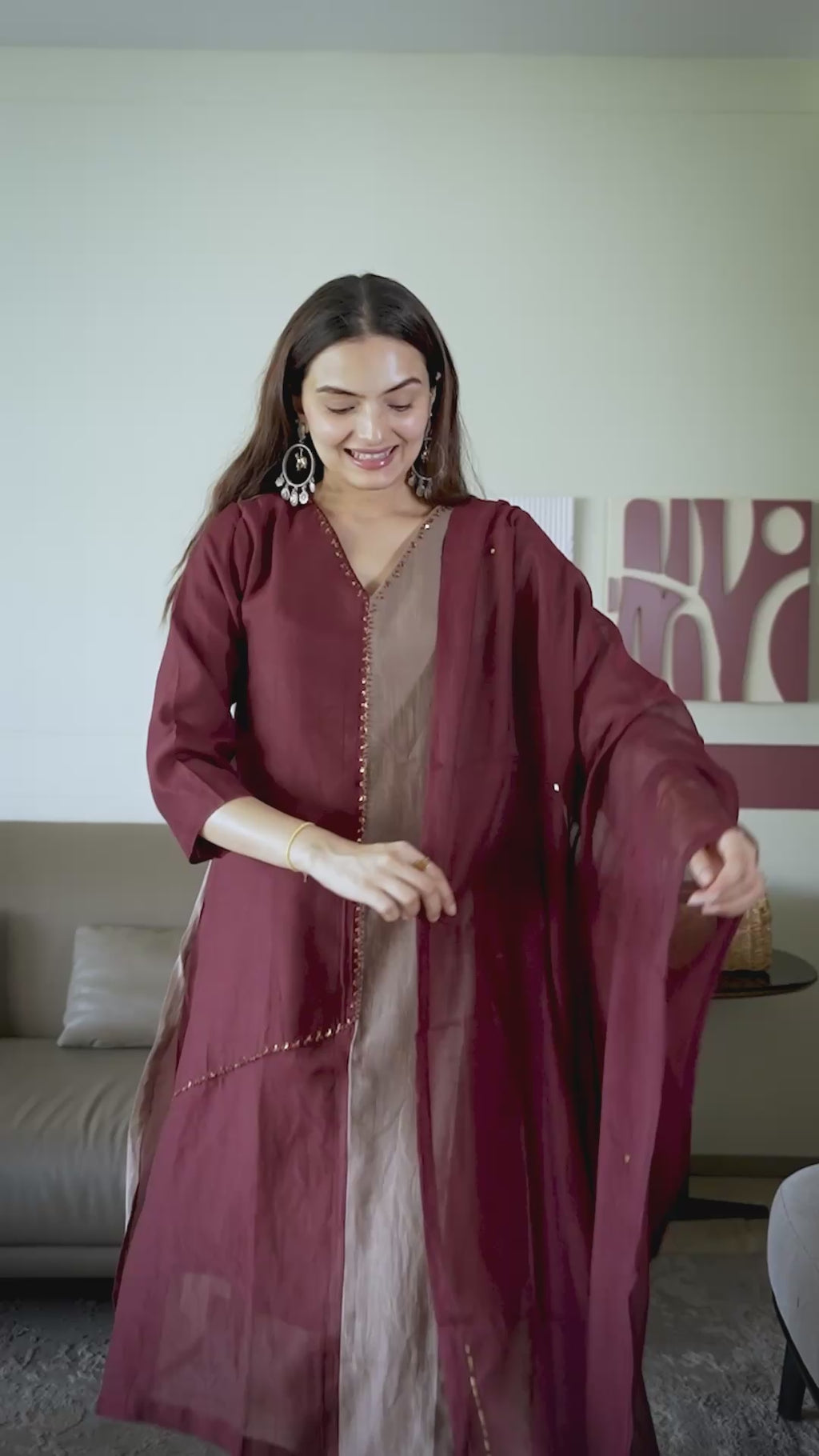 Riva Mul Chanderi Suit Set