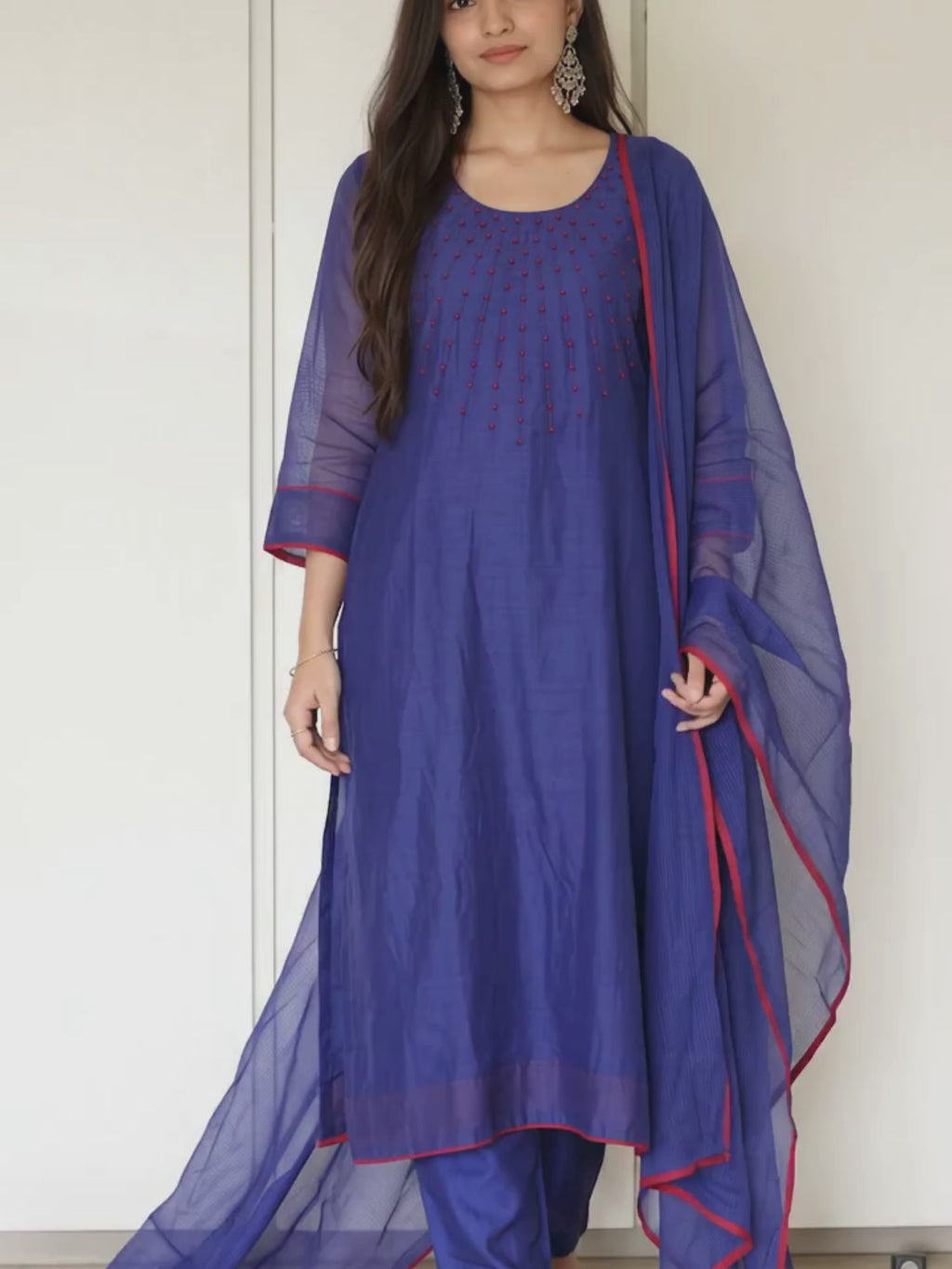 Meher Mul Chanderi Suit Set